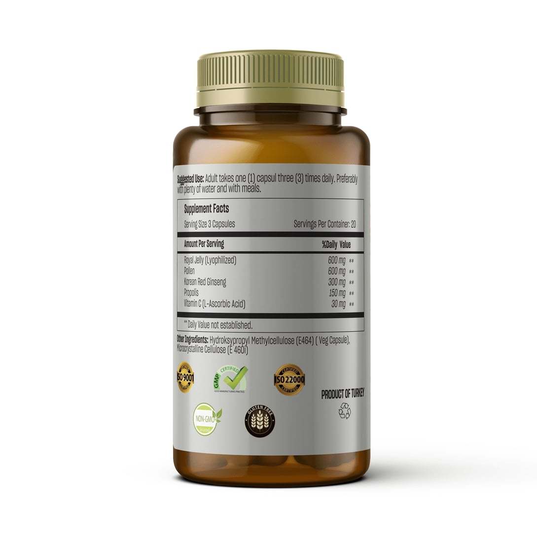 VITAMIN 5 (Qumësht blete, polen, propolis dhe vitaminë C) - Image 2