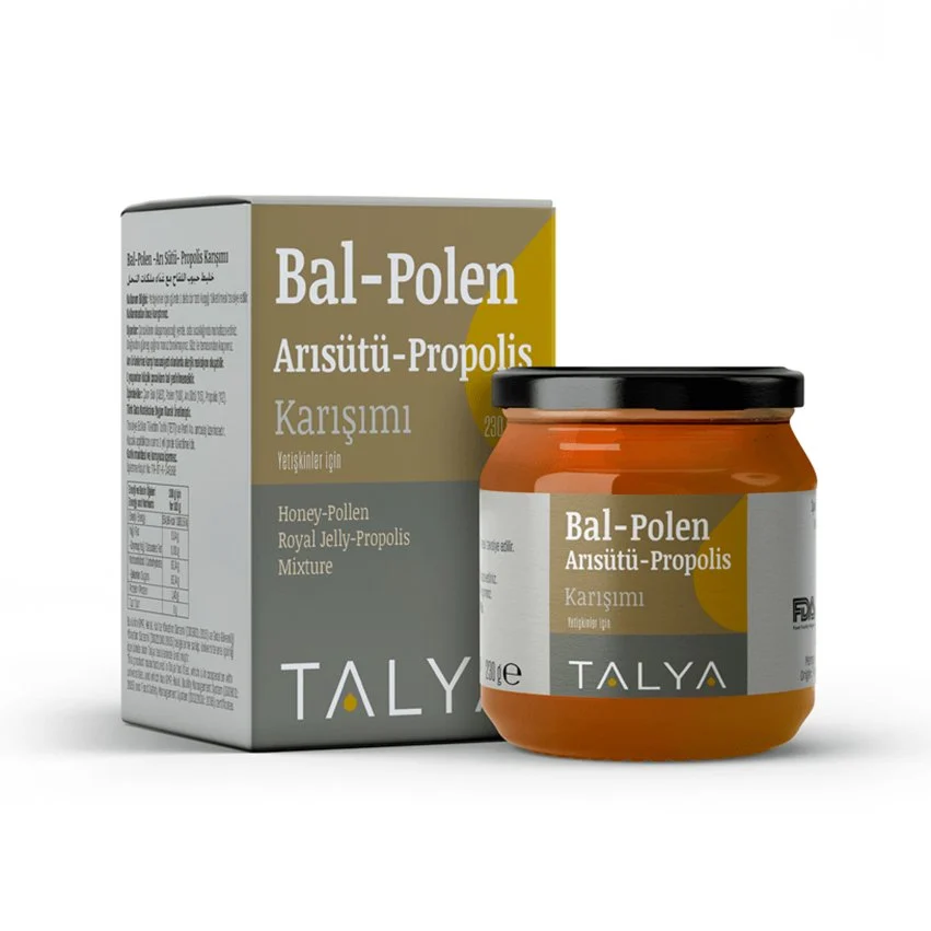 MJALTË - POLEN - QUMËSHT BLETE - PROPOLIS 230 gr