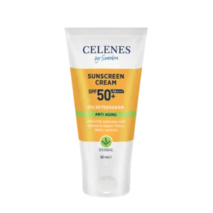 CELENES Krem bimor kundër diellit për fytyrën 50 Spf kundër plakjes 50 ml